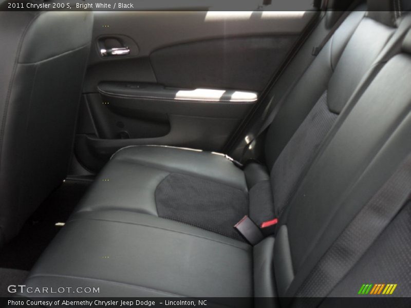 Bright White / Black 2011 Chrysler 200 S