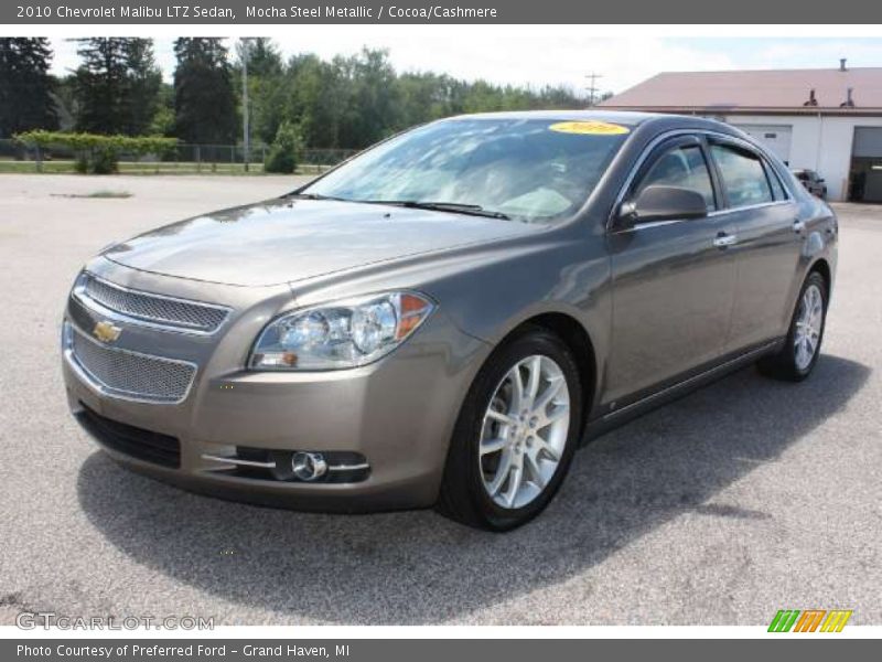 Mocha Steel Metallic / Cocoa/Cashmere 2010 Chevrolet Malibu LTZ Sedan