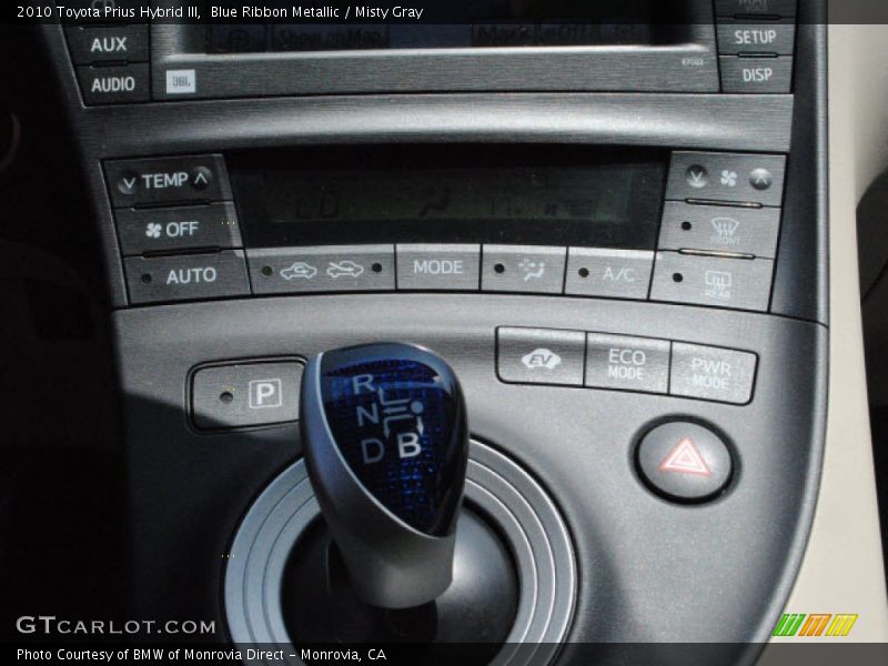Blue Ribbon Metallic / Misty Gray 2010 Toyota Prius Hybrid III
