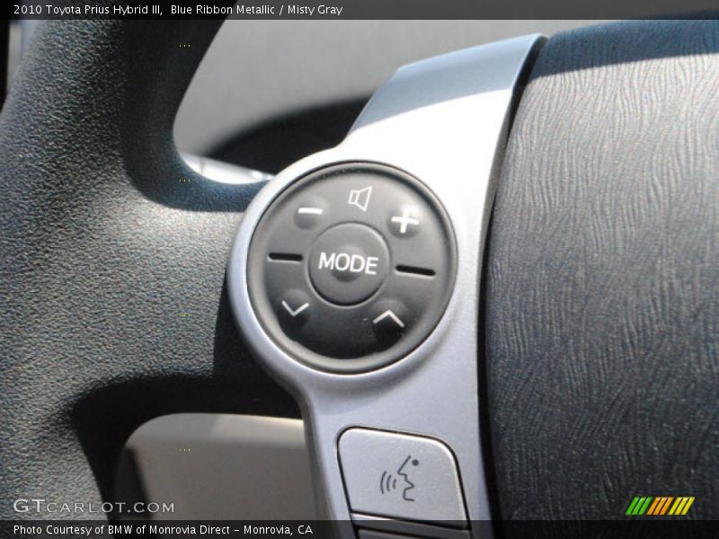 Blue Ribbon Metallic / Misty Gray 2010 Toyota Prius Hybrid III