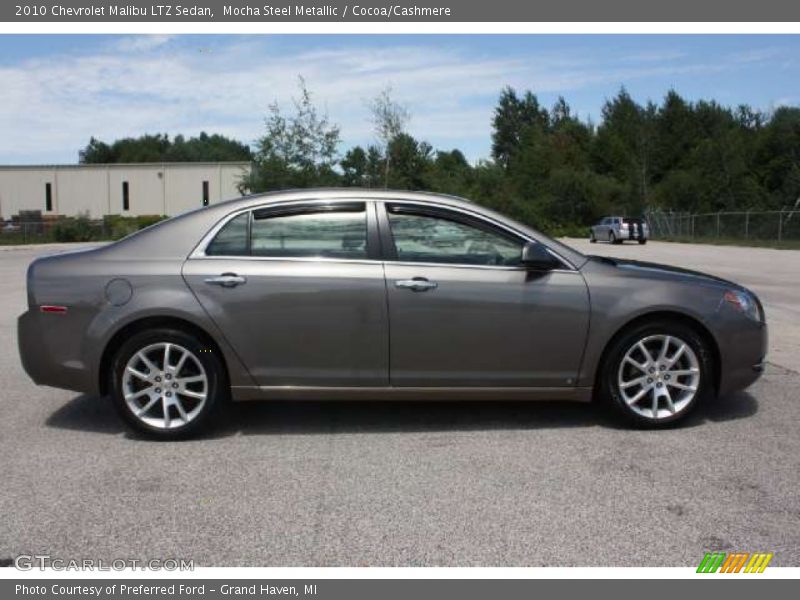 Mocha Steel Metallic / Cocoa/Cashmere 2010 Chevrolet Malibu LTZ Sedan