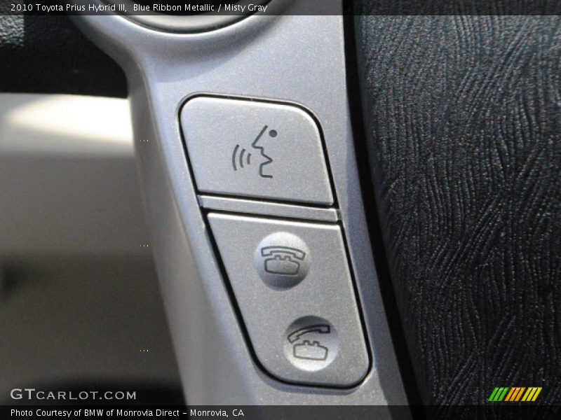 Blue Ribbon Metallic / Misty Gray 2010 Toyota Prius Hybrid III