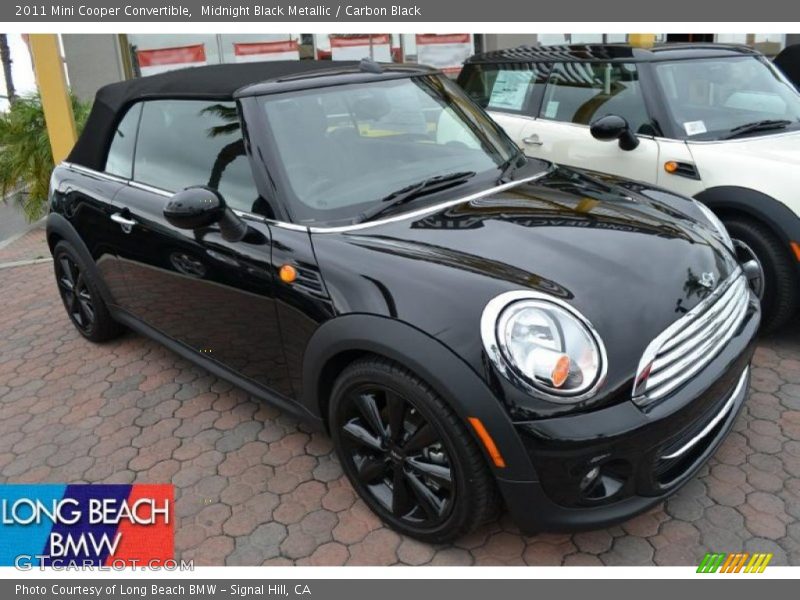 Midnight Black Metallic / Carbon Black 2011 Mini Cooper Convertible