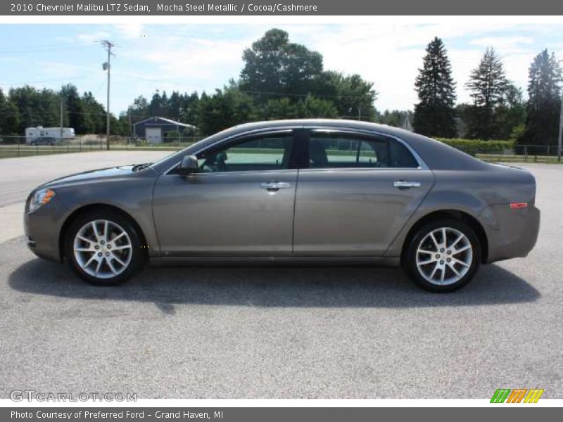 Mocha Steel Metallic / Cocoa/Cashmere 2010 Chevrolet Malibu LTZ Sedan