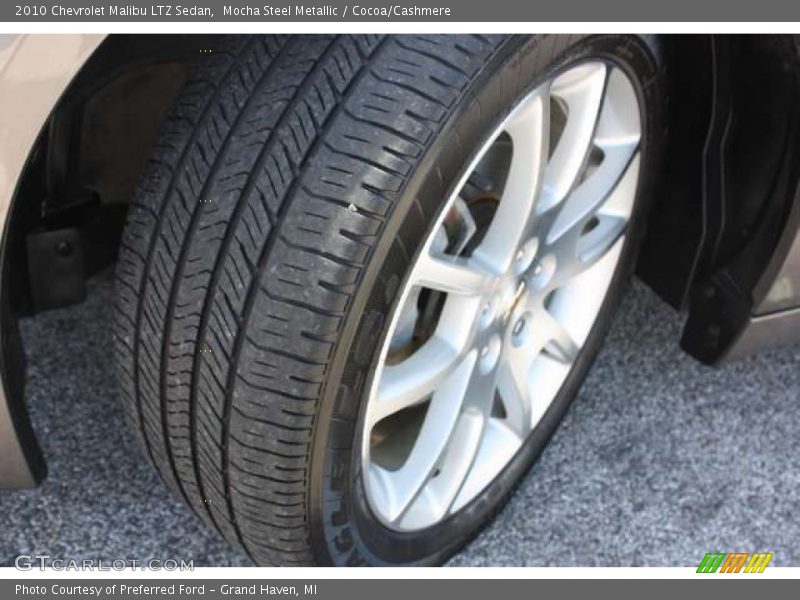 Mocha Steel Metallic / Cocoa/Cashmere 2010 Chevrolet Malibu LTZ Sedan