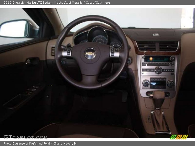 Mocha Steel Metallic / Cocoa/Cashmere 2010 Chevrolet Malibu LTZ Sedan