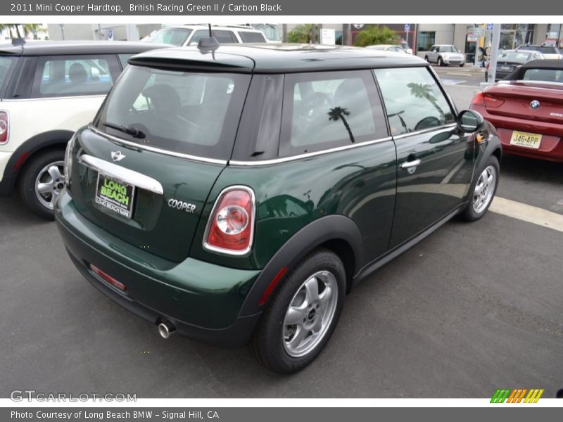 British Racing Green II / Carbon Black 2011 Mini Cooper Hardtop