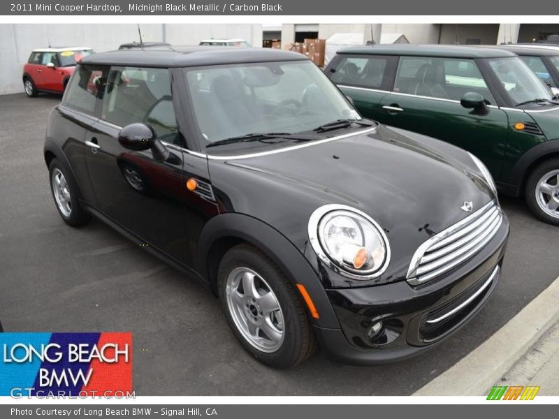 Midnight Black Metallic / Carbon Black 2011 Mini Cooper Hardtop