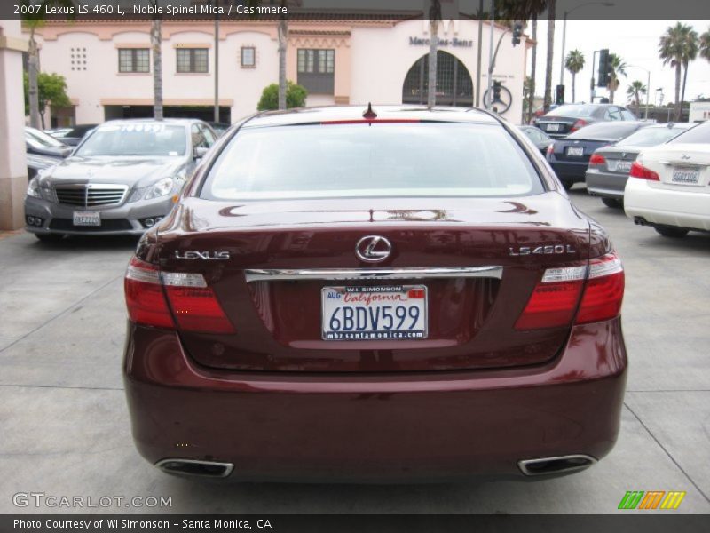 Noble Spinel Mica / Cashmere 2007 Lexus LS 460 L