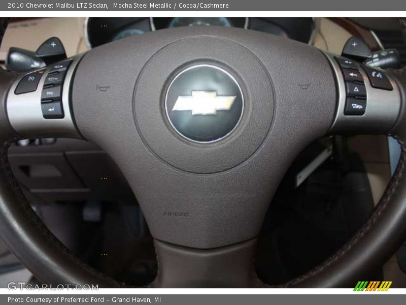 Mocha Steel Metallic / Cocoa/Cashmere 2010 Chevrolet Malibu LTZ Sedan