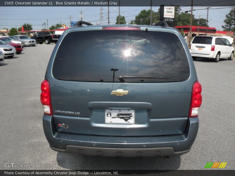 Blue Granite Metallic / Medium Gray 2005 Chevrolet Uplander LS