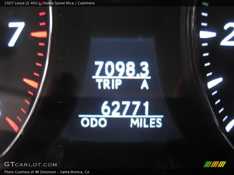 Noble Spinel Mica / Cashmere 2007 Lexus LS 460 L