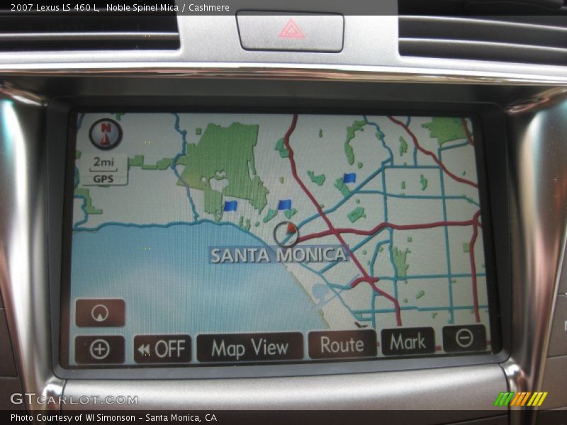 Noble Spinel Mica / Cashmere 2007 Lexus LS 460 L