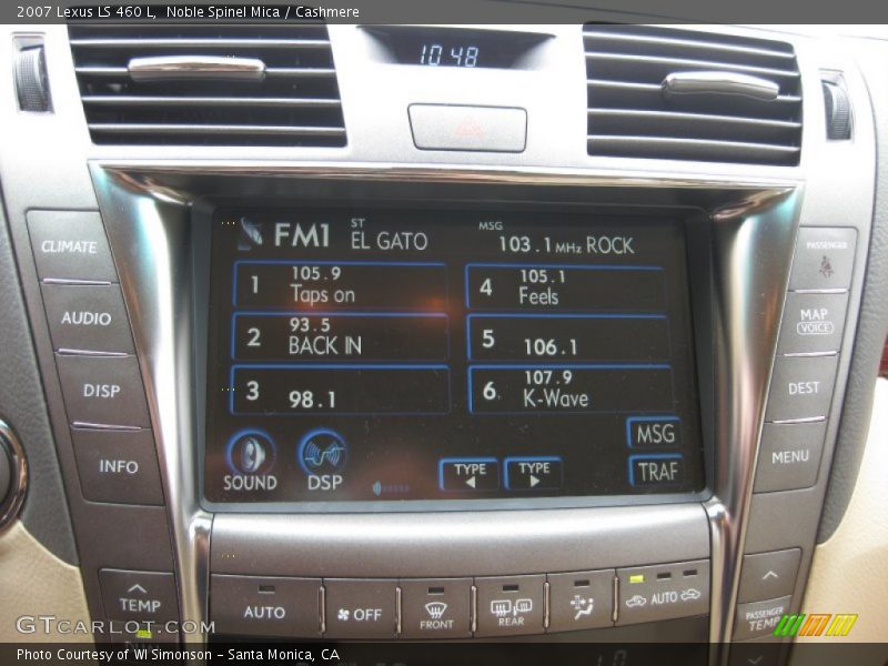 Noble Spinel Mica / Cashmere 2007 Lexus LS 460 L