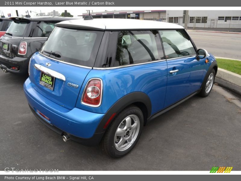 Laser Blue Metallic / Carbon Black 2011 Mini Cooper Hardtop