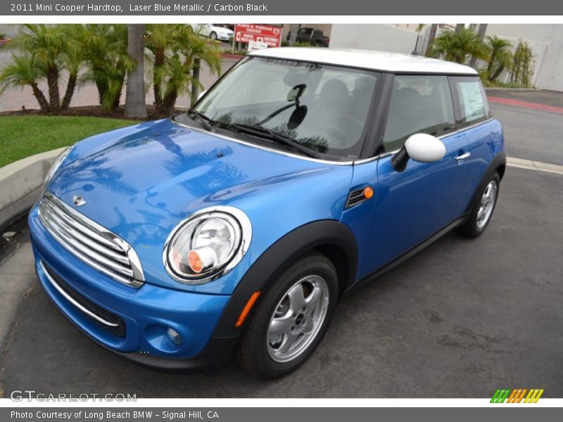 Laser Blue Metallic / Carbon Black 2011 Mini Cooper Hardtop