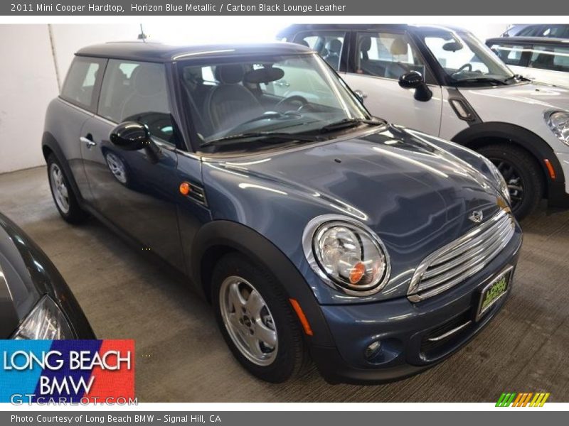 Horizon Blue Metallic / Carbon Black Lounge Leather 2011 Mini Cooper Hardtop