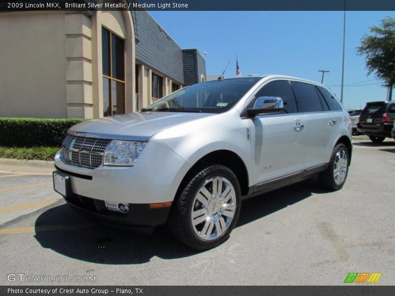 Brilliant Silver Metallic / Medium Light Stone 2009 Lincoln MKX