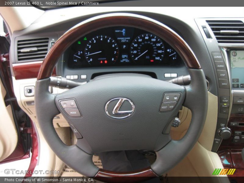 Noble Spinel Mica / Cashmere 2007 Lexus LS 460 L