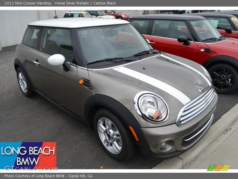Velvet Silver Metallic / Carbon Black 2011 Mini Cooper Hardtop