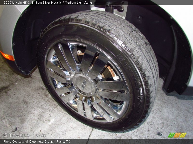 Brilliant Silver Metallic / Medium Light Stone 2009 Lincoln MKX