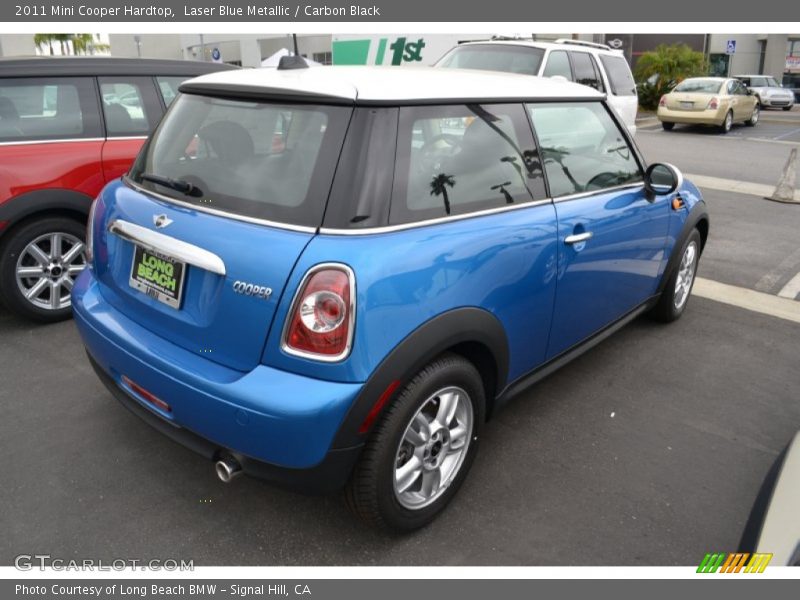 Laser Blue Metallic / Carbon Black 2011 Mini Cooper Hardtop