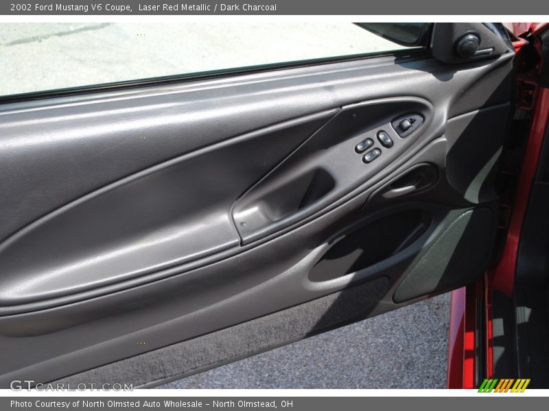 Laser Red Metallic / Dark Charcoal 2002 Ford Mustang V6 Coupe