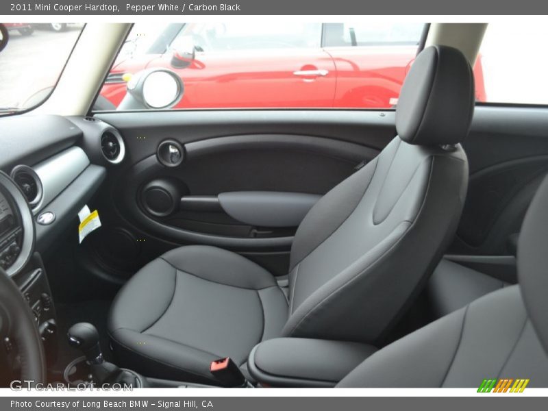 Pepper White / Carbon Black 2011 Mini Cooper Hardtop
