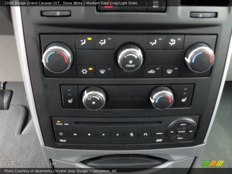 Stone White / Medium Slate Gray/Light Shale 2008 Dodge Grand Caravan SXT