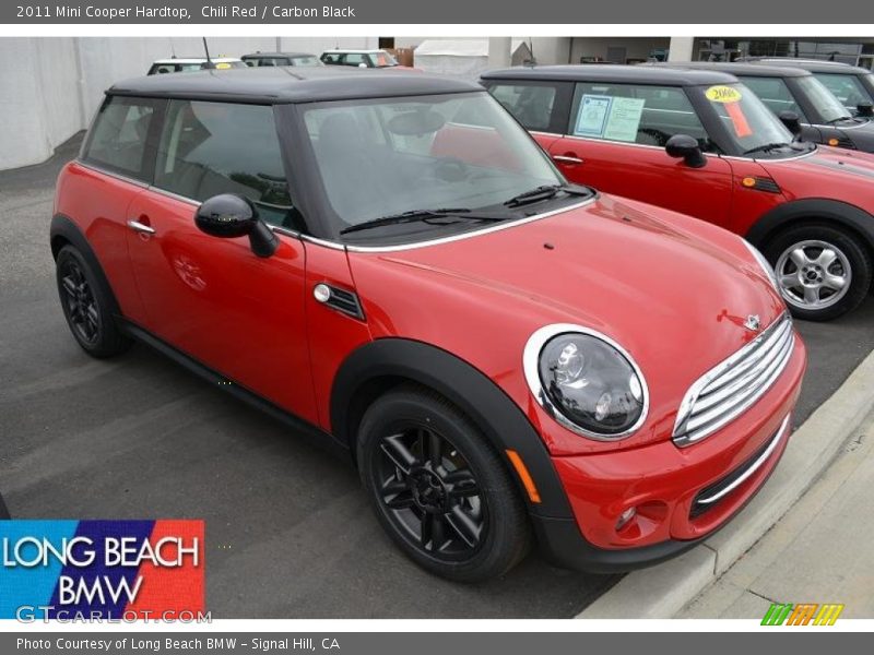 Chili Red / Carbon Black 2011 Mini Cooper Hardtop