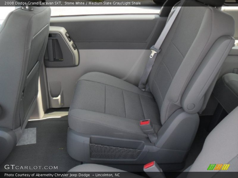Stone White / Medium Slate Gray/Light Shale 2008 Dodge Grand Caravan SXT