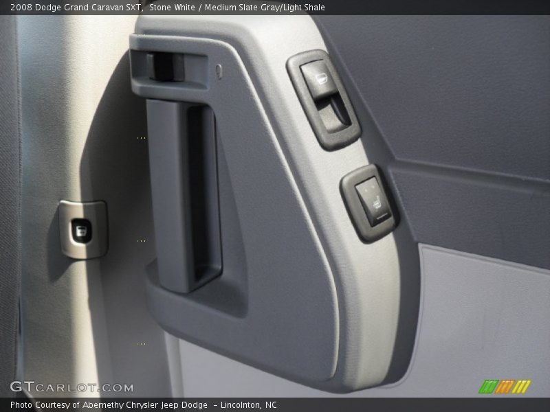 Stone White / Medium Slate Gray/Light Shale 2008 Dodge Grand Caravan SXT