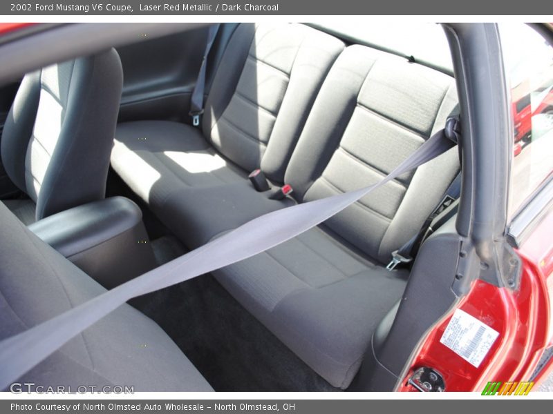 Laser Red Metallic / Dark Charcoal 2002 Ford Mustang V6 Coupe