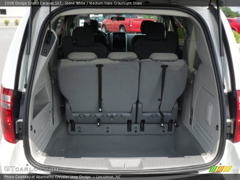 Stone White / Medium Slate Gray/Light Shale 2008 Dodge Grand Caravan SXT