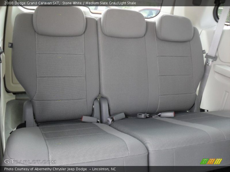 Stone White / Medium Slate Gray/Light Shale 2008 Dodge Grand Caravan SXT