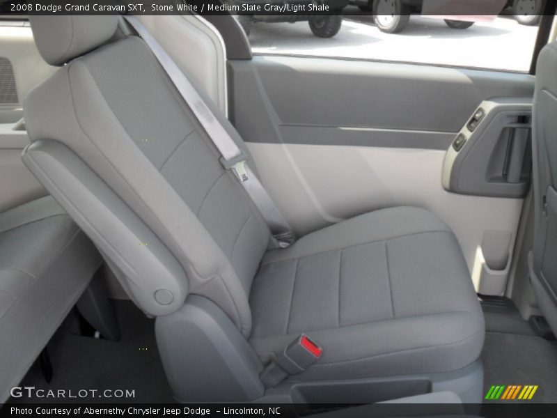 Stone White / Medium Slate Gray/Light Shale 2008 Dodge Grand Caravan SXT