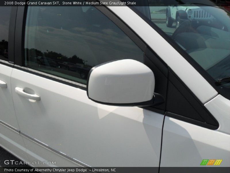 Stone White / Medium Slate Gray/Light Shale 2008 Dodge Grand Caravan SXT