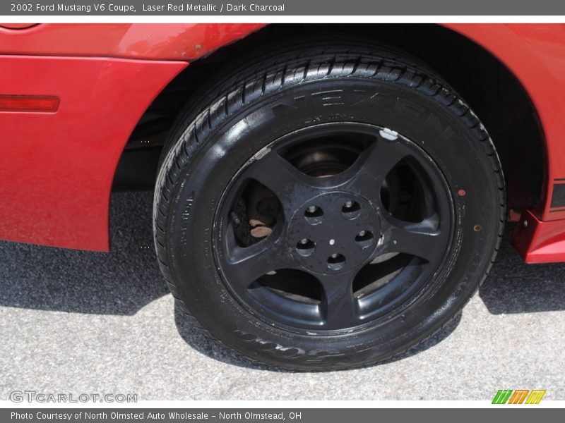 Laser Red Metallic / Dark Charcoal 2002 Ford Mustang V6 Coupe