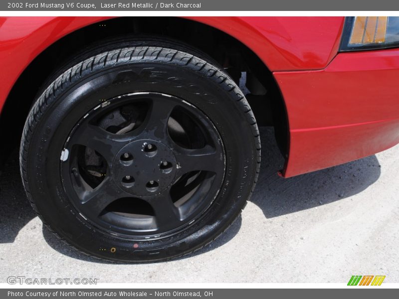 Laser Red Metallic / Dark Charcoal 2002 Ford Mustang V6 Coupe