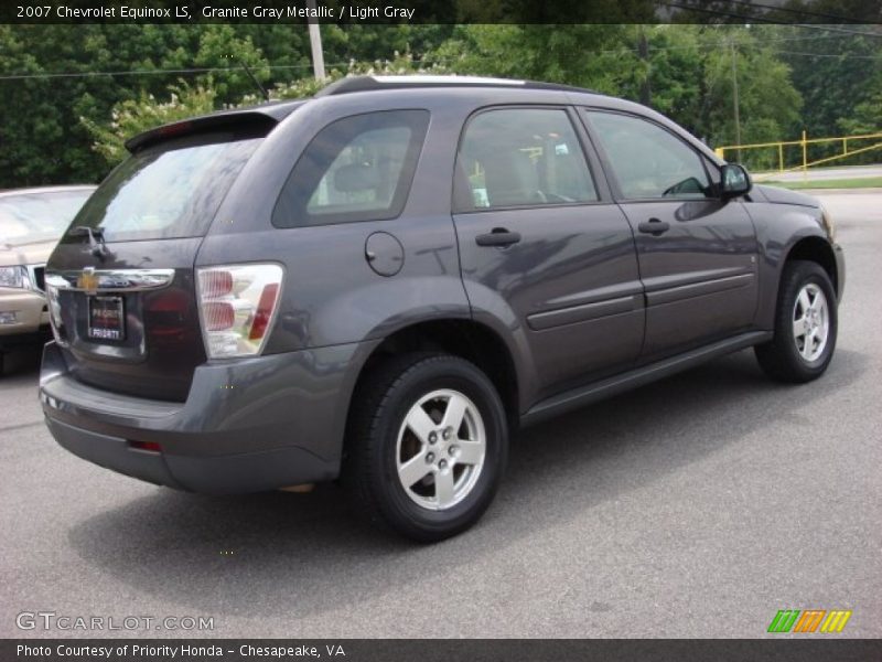 Granite Gray Metallic / Light Gray 2007 Chevrolet Equinox LS
