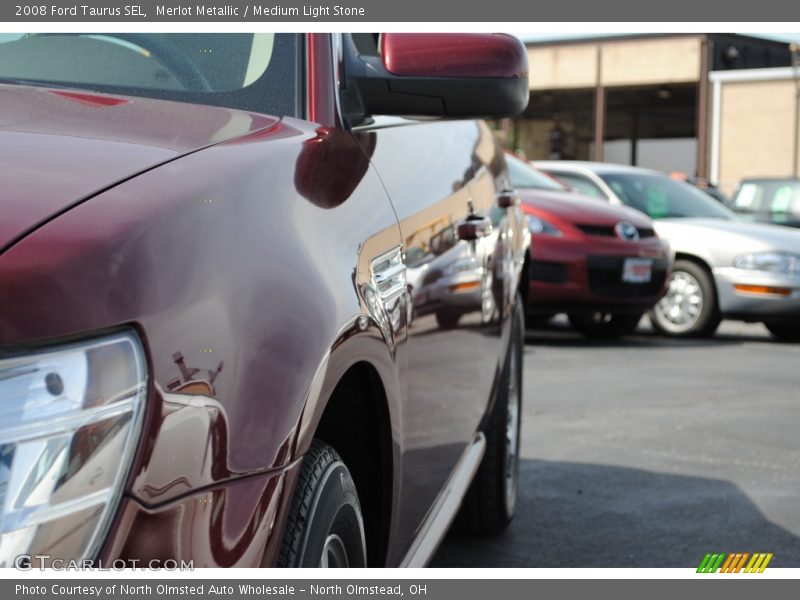 Merlot Metallic / Medium Light Stone 2008 Ford Taurus SEL