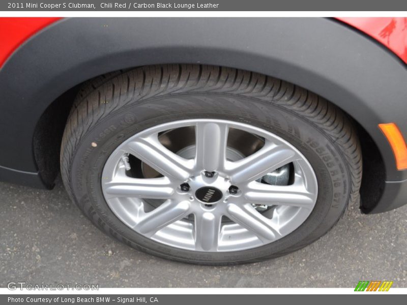 Chili Red / Carbon Black Lounge Leather 2011 Mini Cooper S Clubman
