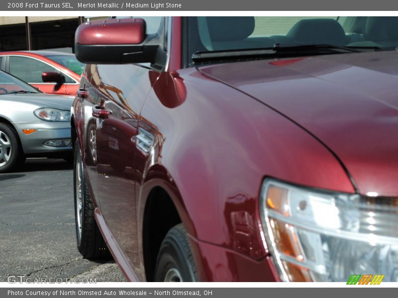 Merlot Metallic / Medium Light Stone 2008 Ford Taurus SEL