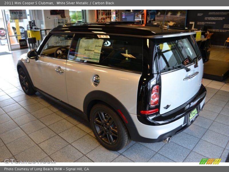 White Silver Metallic / Carbon Black 2011 Mini Cooper S Clubman