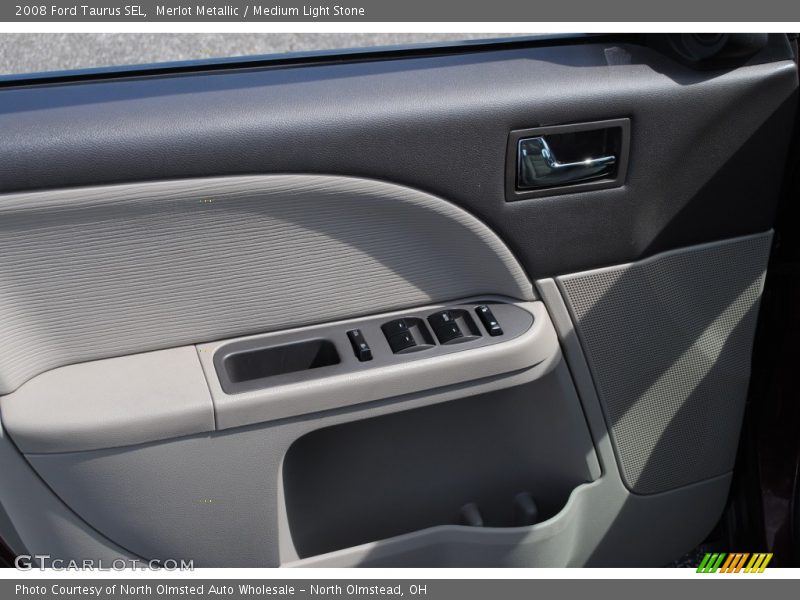 Merlot Metallic / Medium Light Stone 2008 Ford Taurus SEL