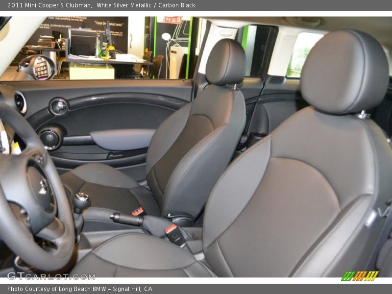 White Silver Metallic / Carbon Black 2011 Mini Cooper S Clubman
