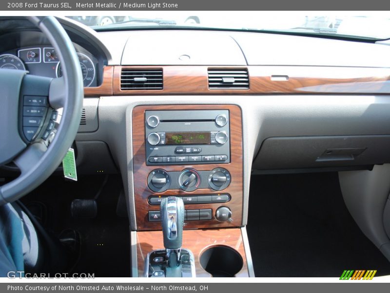 Merlot Metallic / Medium Light Stone 2008 Ford Taurus SEL