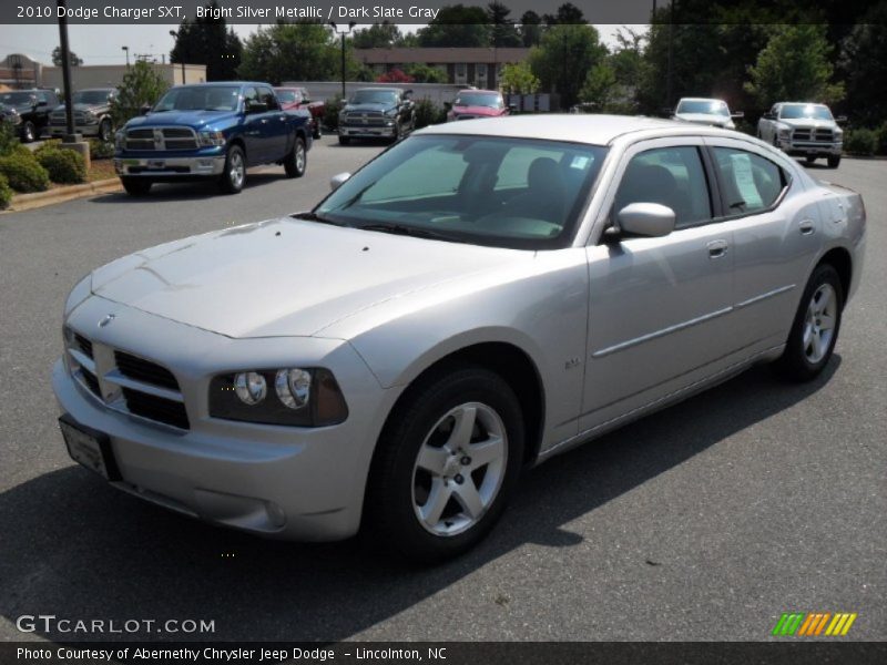 Bright Silver Metallic / Dark Slate Gray 2010 Dodge Charger SXT