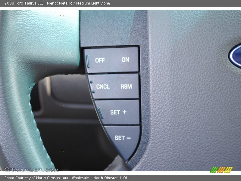 Merlot Metallic / Medium Light Stone 2008 Ford Taurus SEL