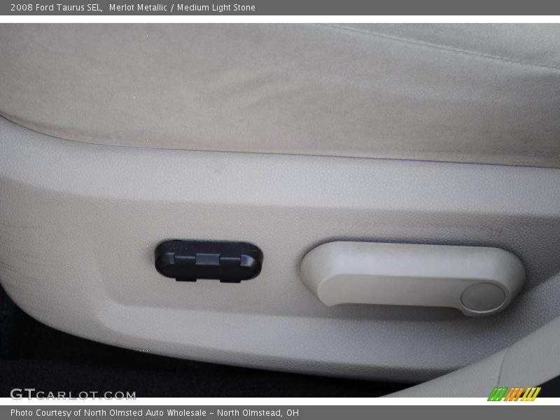 Merlot Metallic / Medium Light Stone 2008 Ford Taurus SEL